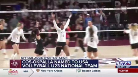 Cos-Okpalla Named to USA Volleyball U23 National Team – Texas A&M Athletics