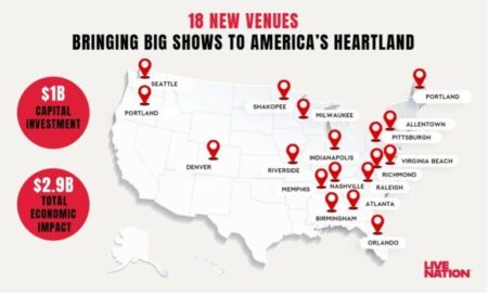 Live Nation is opening 18 new venues in the US. Is your city on the list? – USA Today