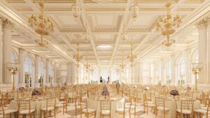 White House suspends public tours for Trump’s ballroom construction – USA Today