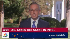 U.S. takes 10% stake in Intel, Trump says – NBC News