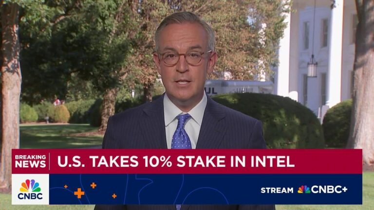 U.S. takes 10% stake in Intel, Trump says – NBC News