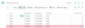 Business Central and IRS 1099 Reporting in the USA: An Important Shift Ahead – Microsoft