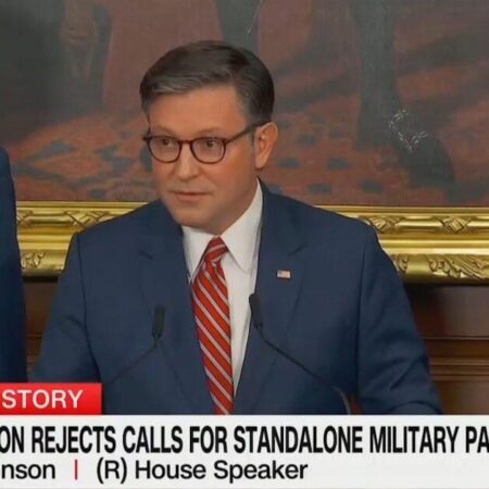 Military mom begs House Speaker Mike Johnson to pass bill to pay troops during shutdown: ‘My kids could die’ – The Independent