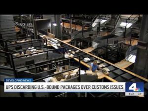 UPS is ‘disposing of’ U.S.-bound packages over customs paperwork problems – NBC News