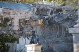 ‘It’s not his house. It’s your house.’ Politicians react to White House demolition – USA Today