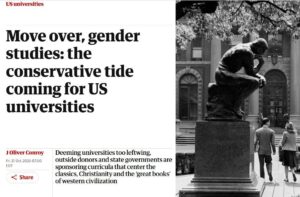 Move over, gender studies: the conservative tide coming for US universities – The Guardian